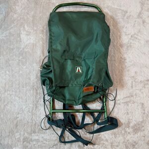 VTG Academy Broadway Jasper Nylon Pack & Frame Hiking Green Backpack